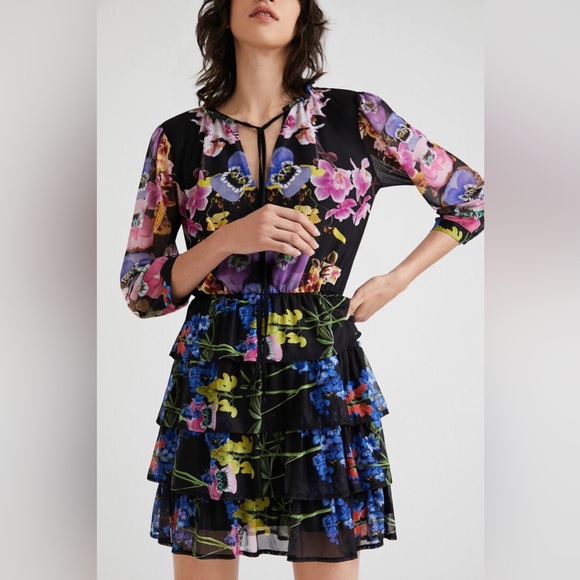 Desigual Orchid Dress by Christian Lacroix - Size M - Picture 5 of 12